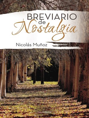 cover image of Breviario de nostalgia